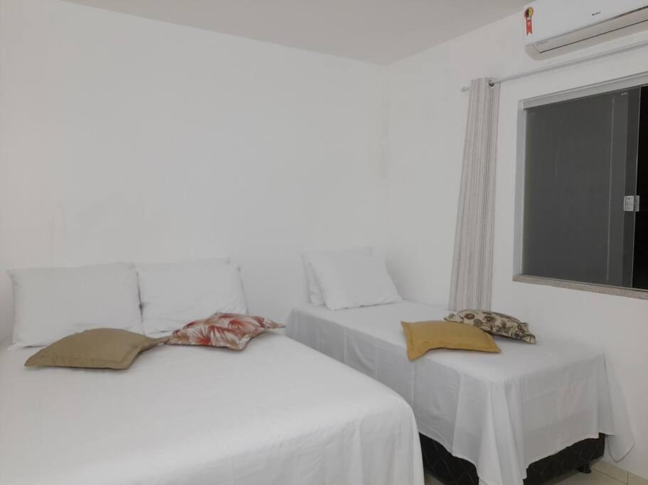 Apartamento Praia Coroa Vermelha Com Churrasqueira 桑塔克鲁茨卡巴利亚 外观 照片